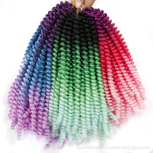 Smart Braid Ombre Color Hair Extension Braids Crochet Braiding Hair New Style Spring Twist Hair Synthetic